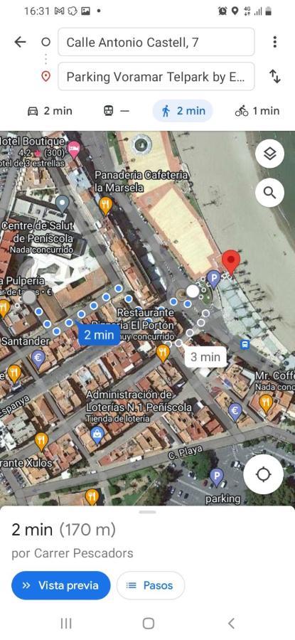 Apartamento Junto A La Playa Peñíscola エクステリア 写真